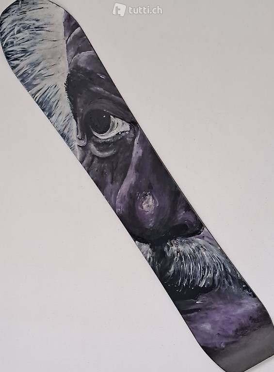 Foto & Immagini: Bild von "Albert Einstein" auf Snowboard gemalt... – Usato da Stans venduto da wer_fd5f 1