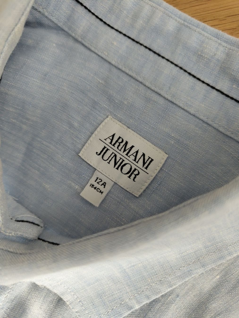 Armani Camicie, T-shirt & Polo: Armani Junior Leinen Hemd gr 146-152/12J – Nuovo (secondo la descrizione) da Gams venduto da bigwolfi-schnuggel 1