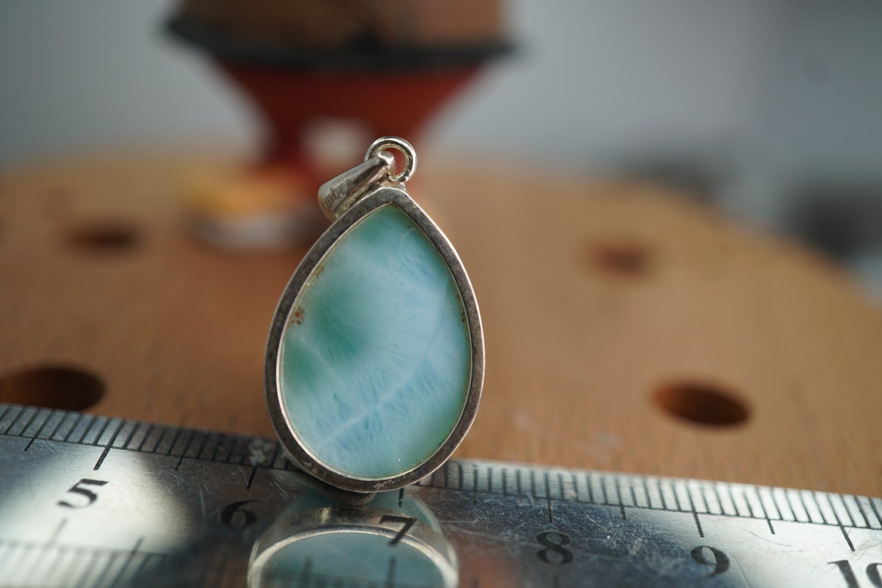 Mineralien & Heilsteine: Larimar  925 Silber  22/16mm   Anhänger  "TOPSTONE" – Neu und originalverpackt aus Eschenbach SG von topstone 6