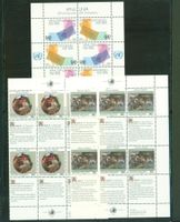 UNITED NATIONS Blocks + 14 Seiten(AX274)