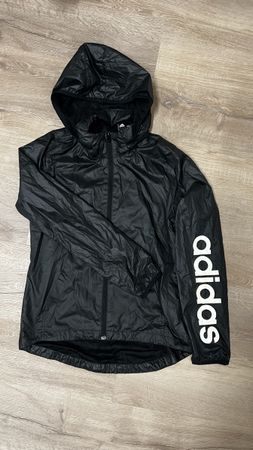 Adidas Jacket Black Size XS Hooded good condition