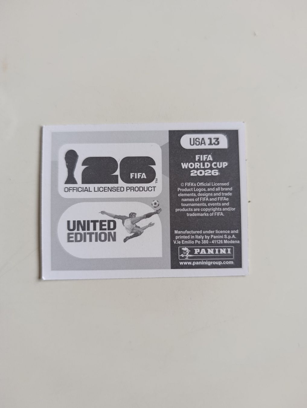 Panini Sammelbilder & Trading cards: Panini World Cup 2026 USA 13 – Neu (gemäss Beschreibung) aus Lavey-Village von pas_7xd2 1