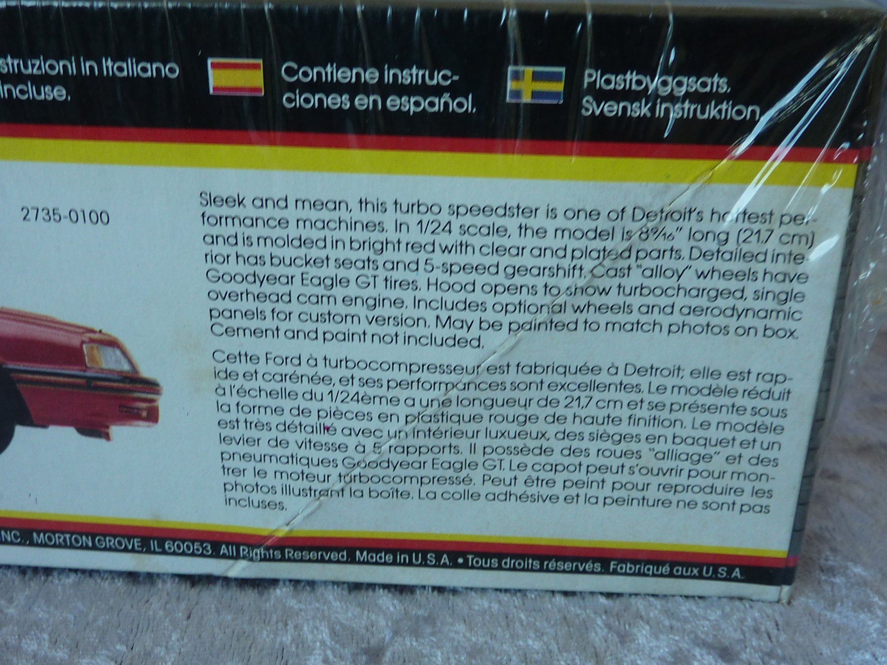Revell Modellautos: Ford Thunderbird Turbo Coupe 1987  1:24 – Neu und originalverpackt aus Dürrenäsch von modellautos4you 3