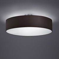 Deckenleuchte, Rund, Schwarz, 50 cm Ø