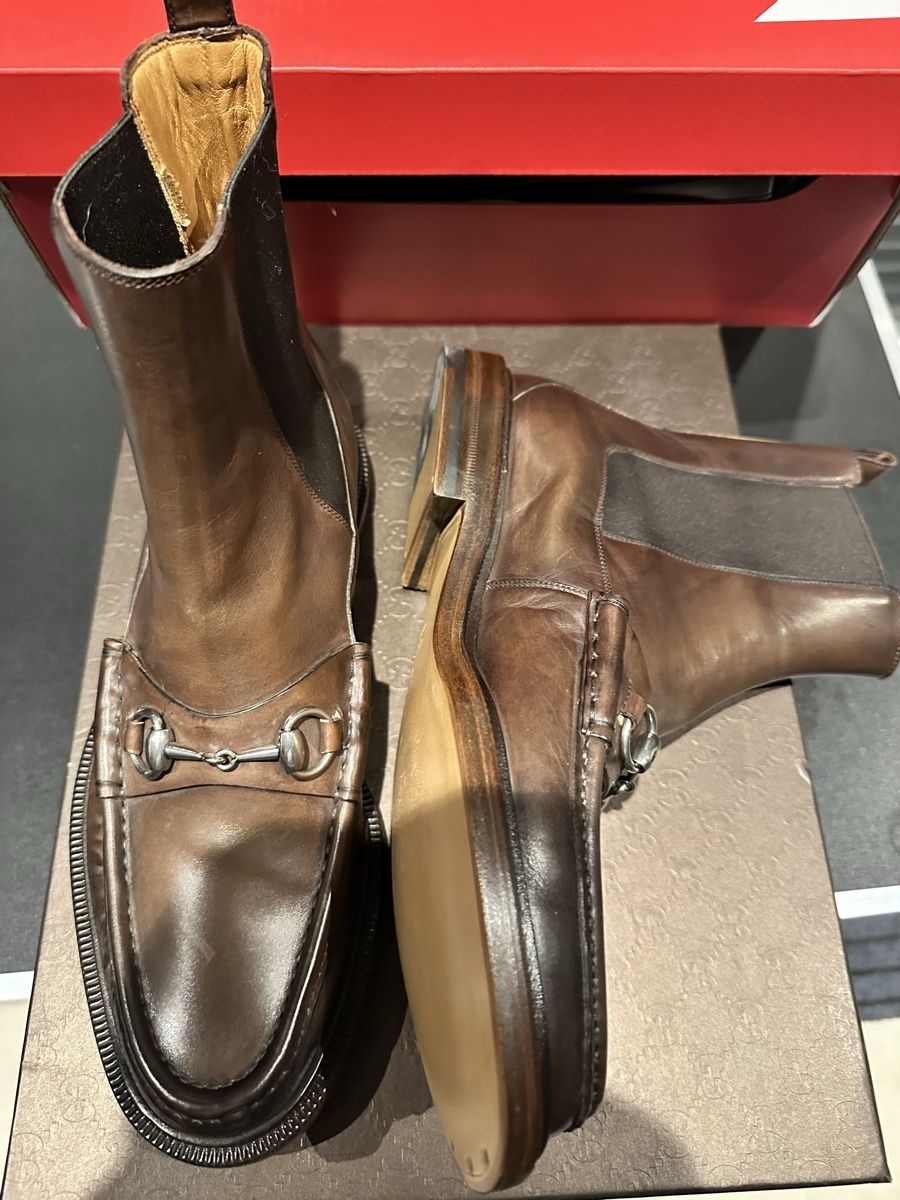Gucci Herrenschuhe: Gucci Horsbit Stiefeletten – Neu und originalverpackt aus Burgdorf von N.O.C. 1