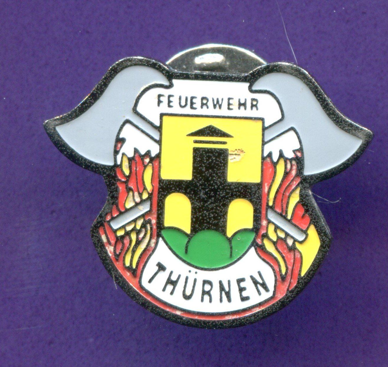 Plaketten & Abzeichen: Feuerwehr  THÜRNEN – Gebraucht aus Winterthur von Sammleroase