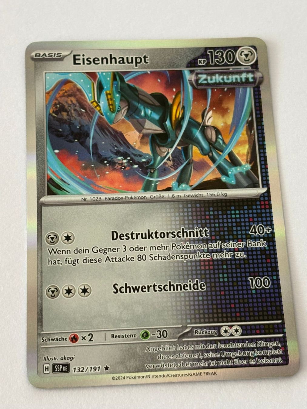 Pokémon Carte collezionabili: Pokemon-Karte Eisenhaupt 132/191 – Usato da Herisau venduto da Seyashop1