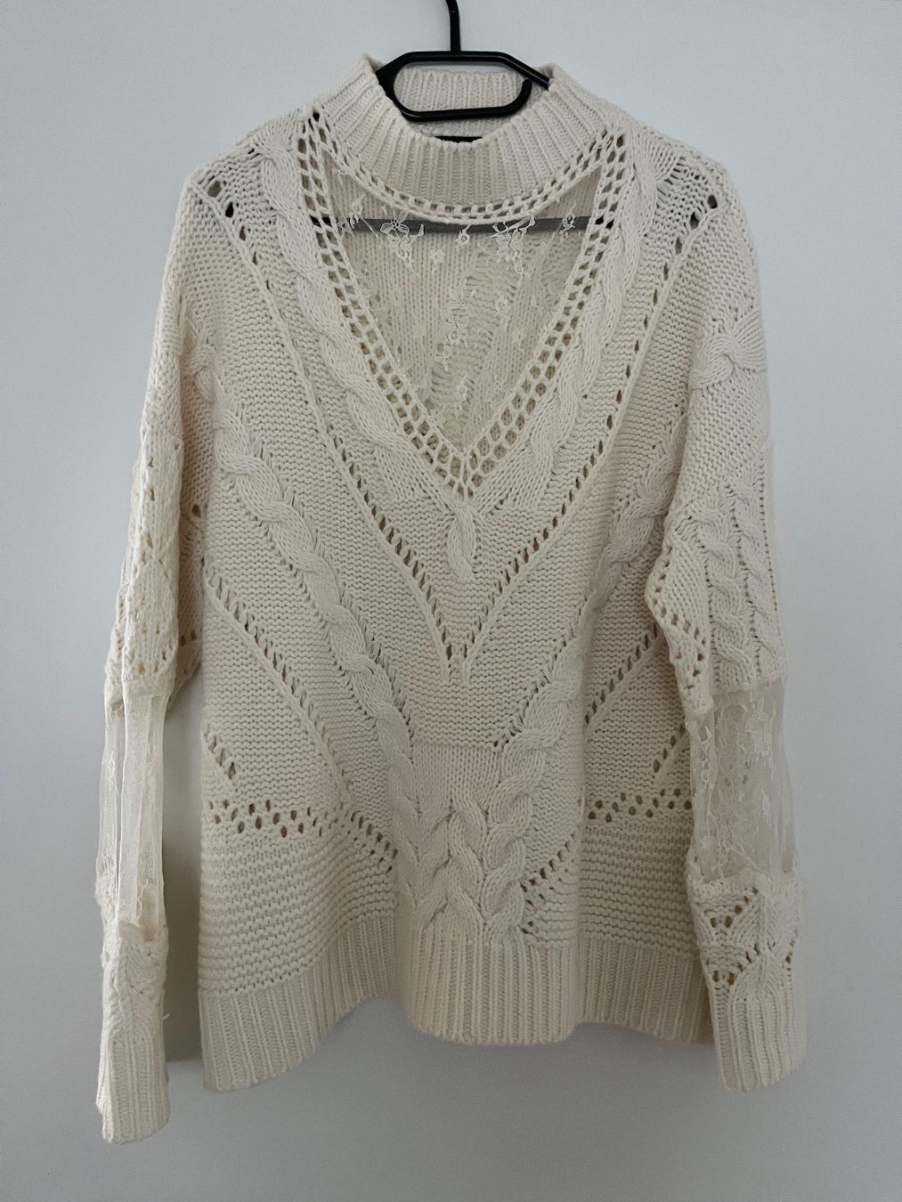 Pullover & Sweatshirts: Strickpullover One Size, Farbe beige – Neu (gemäss Beschreibung) aus Triesen von atos87 1