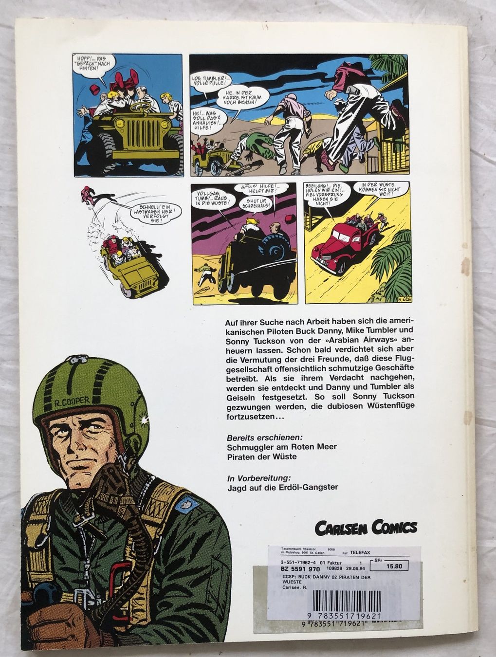 Fumetti: BUCK DANNY - Nr.2 - Piraten der Wüste – Usato da Schaffhausen venduto da durruti 4