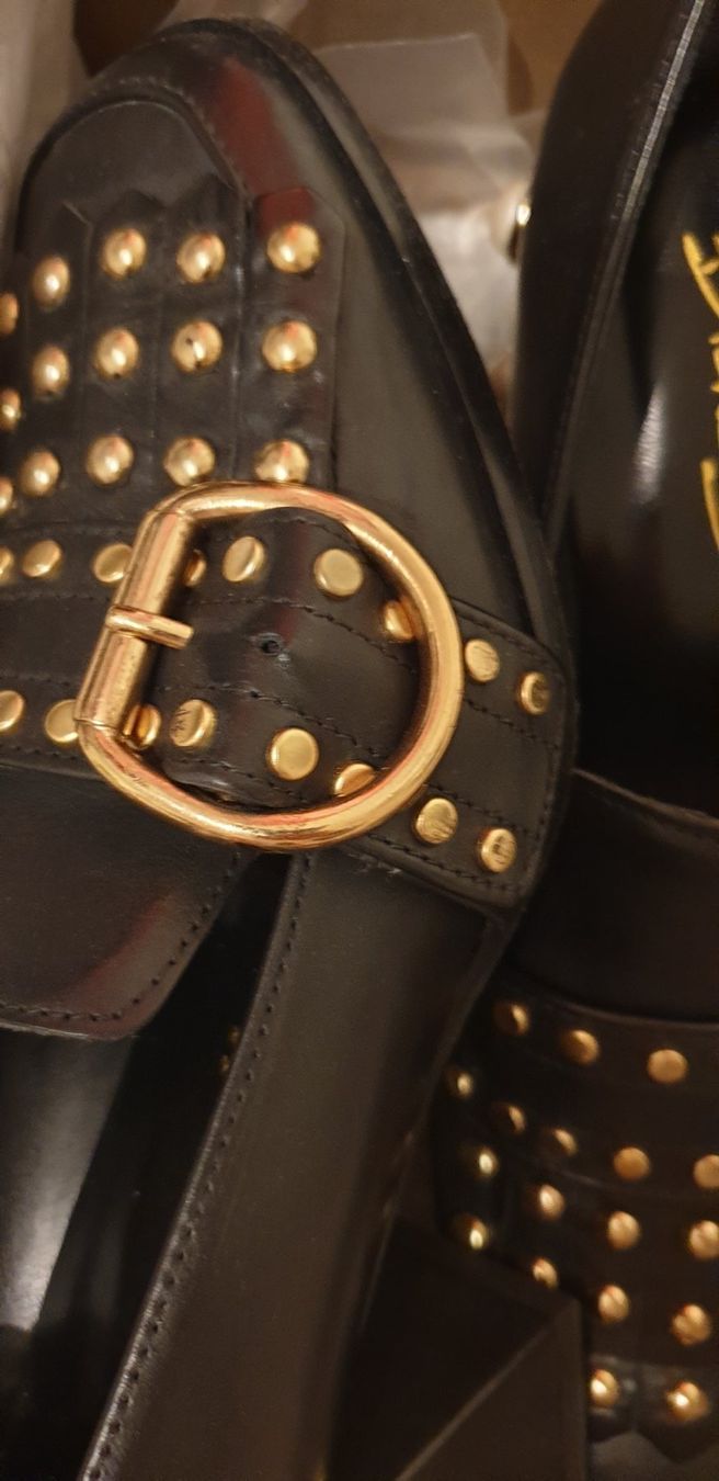 Scarpe da donna: Schuhe neu mit Nieten und Perlen Gr.37 – Nuovo e nell'imballaggio originale da Wettswil venduto da the_jr6l 3
