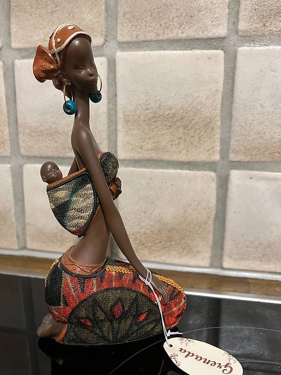 Skulpturen & Statuen: Karibischen Kunsthandwerk-Statue  – Neu und originalverpackt aus Zürich von gol_jc2x 3