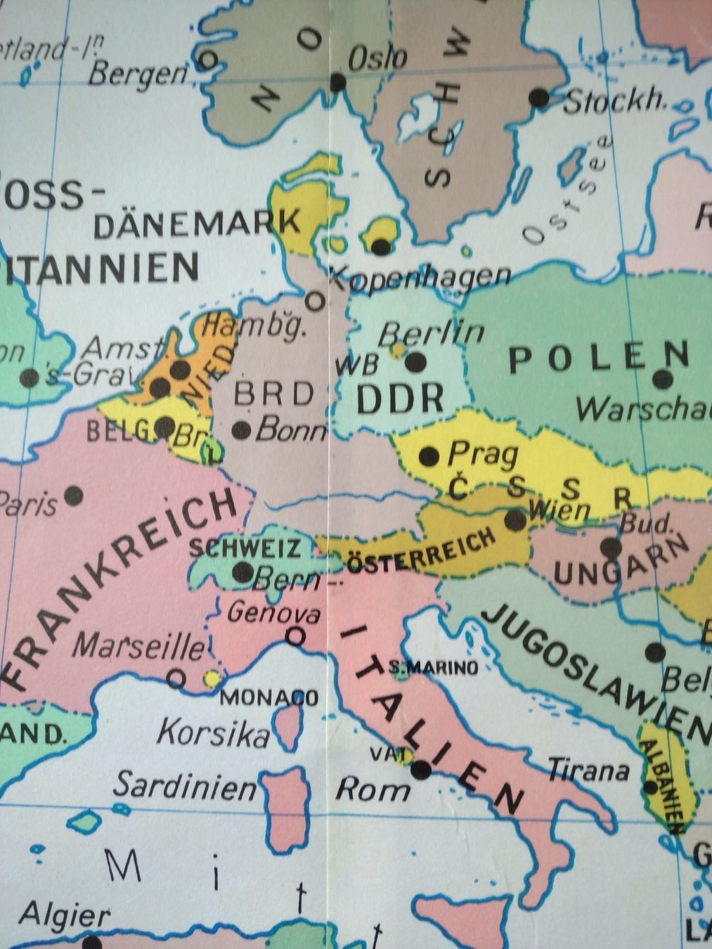 Cartine & Atlanti: Weltkarte Politisch – Usato da Bern venduto da TimonBimon 4