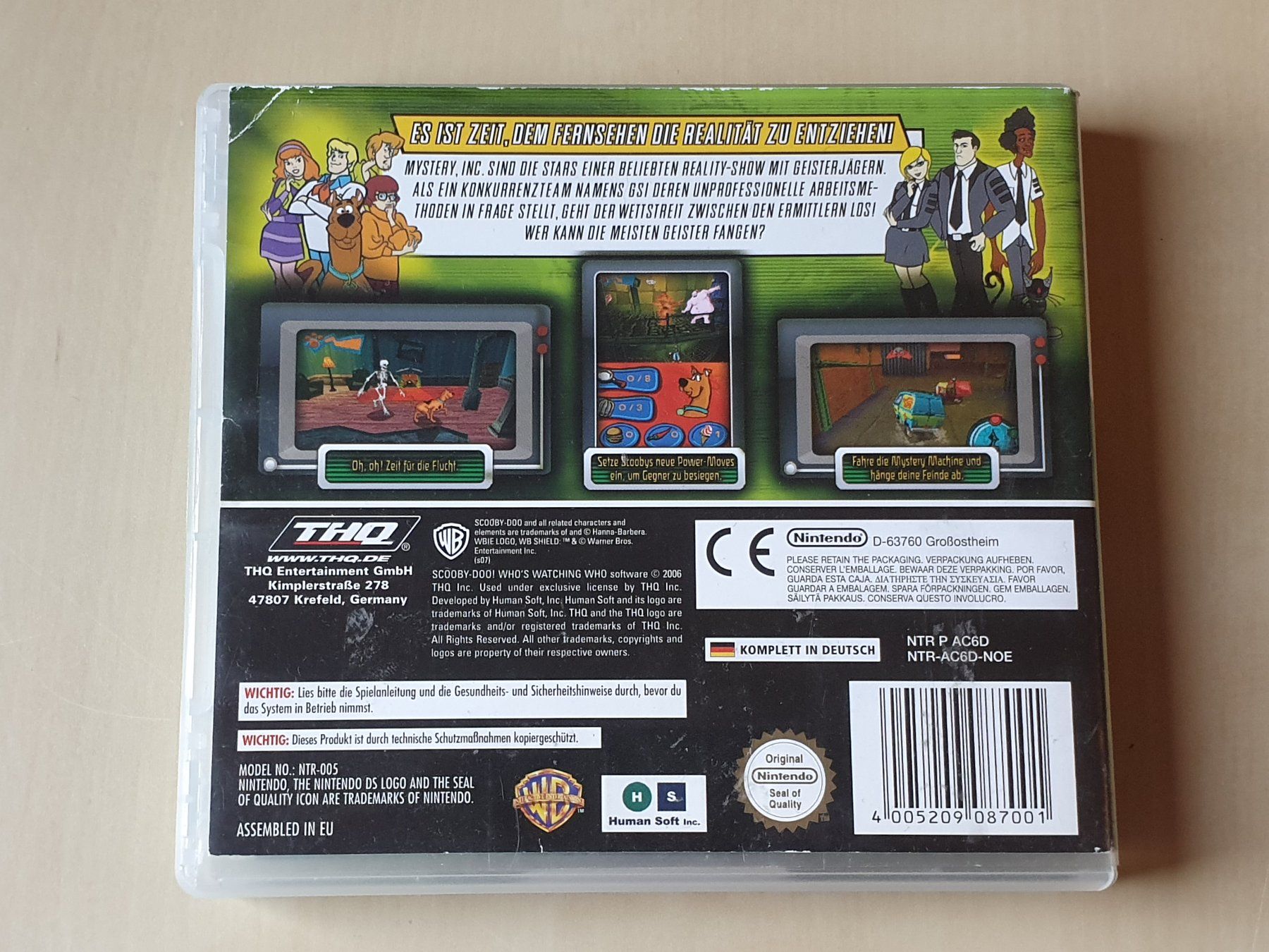 Nintendo Giochi: Scooby-Doo Wer schaut wem zu? – Usato da Stansstad venduto da collectorsshop 1