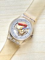Swatch Damen Armbanduhr Jelly Fish transparent Jahrgang 1986