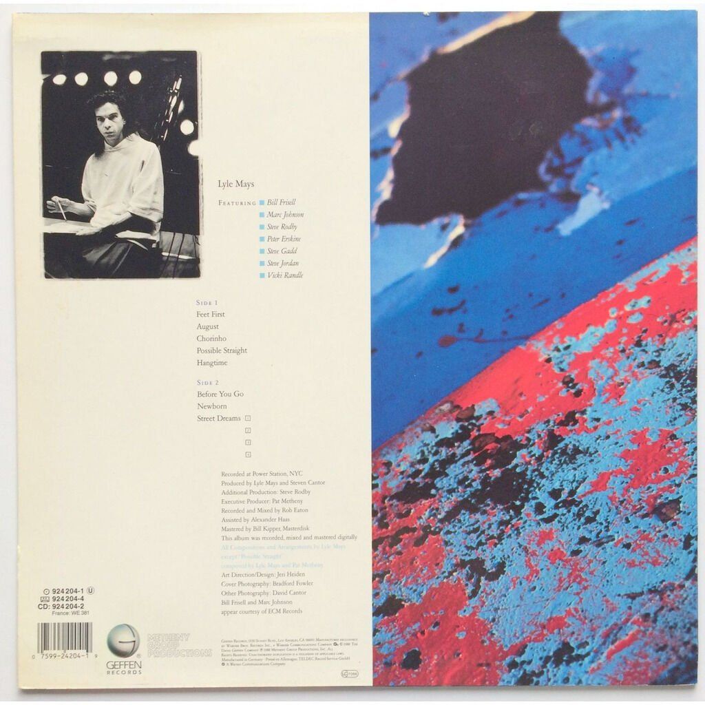 Dischi in vinile: LYLE MAYS - STREET DREAMS – Usato da Bottens venduto da hotter-than-hell 1