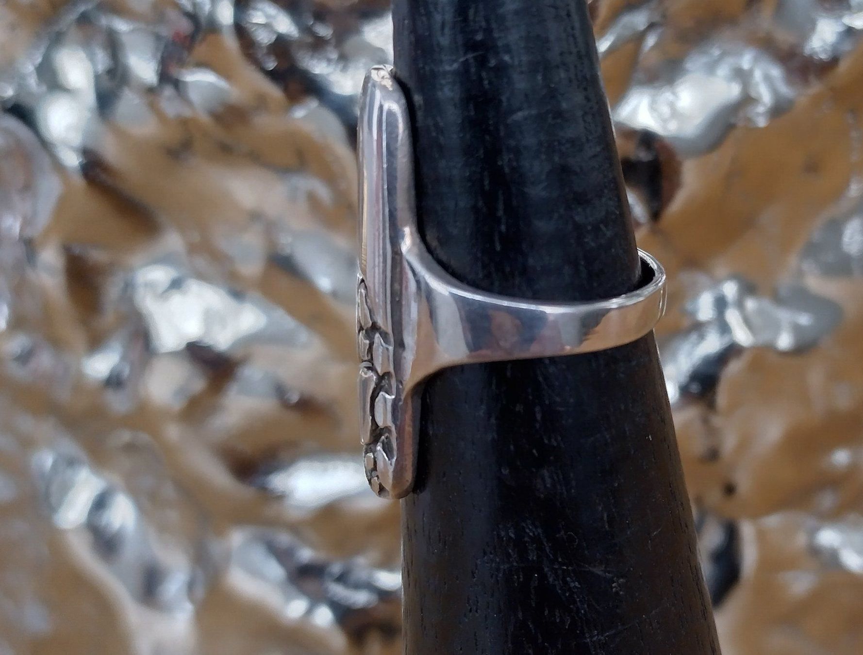 Anelli: RING MIT MUSTERUNG IN 925 SILBER – Usato da Romanshorn venduto da BoutiqueA 3