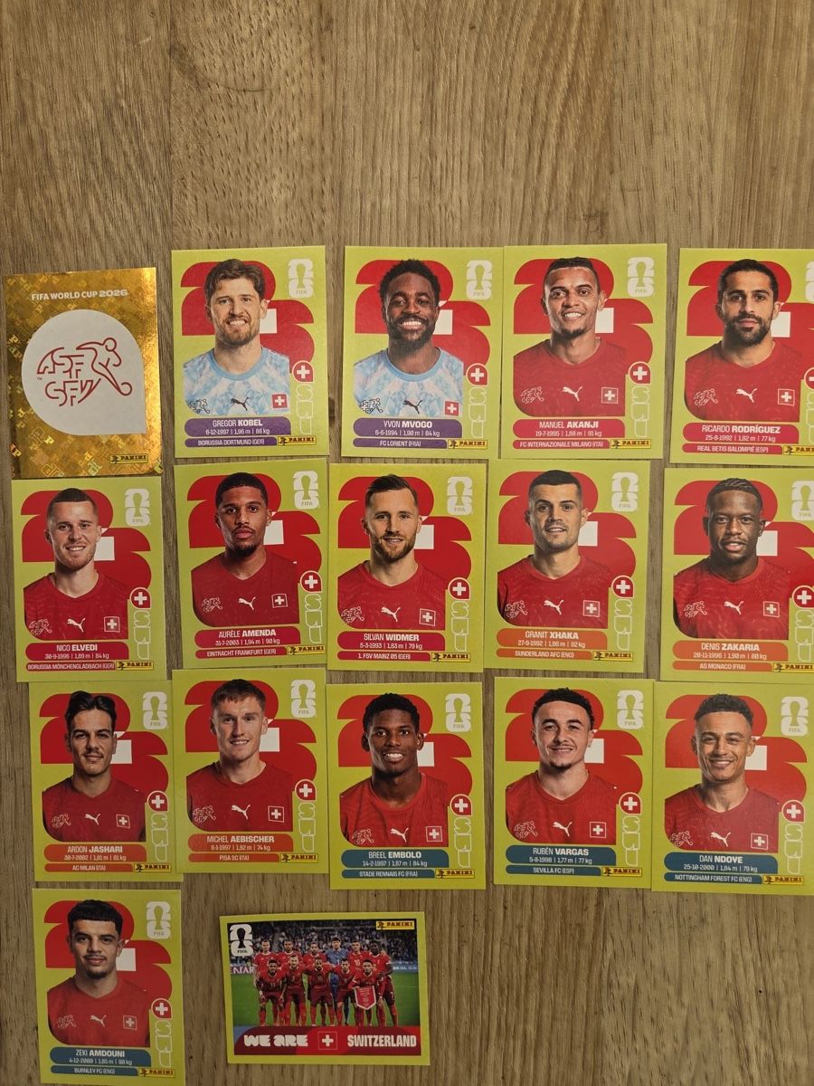 Panini Carte collezionabili: Panini Schweiz – Nuovo (secondo la descrizione) da Naters venduto da oeuf86