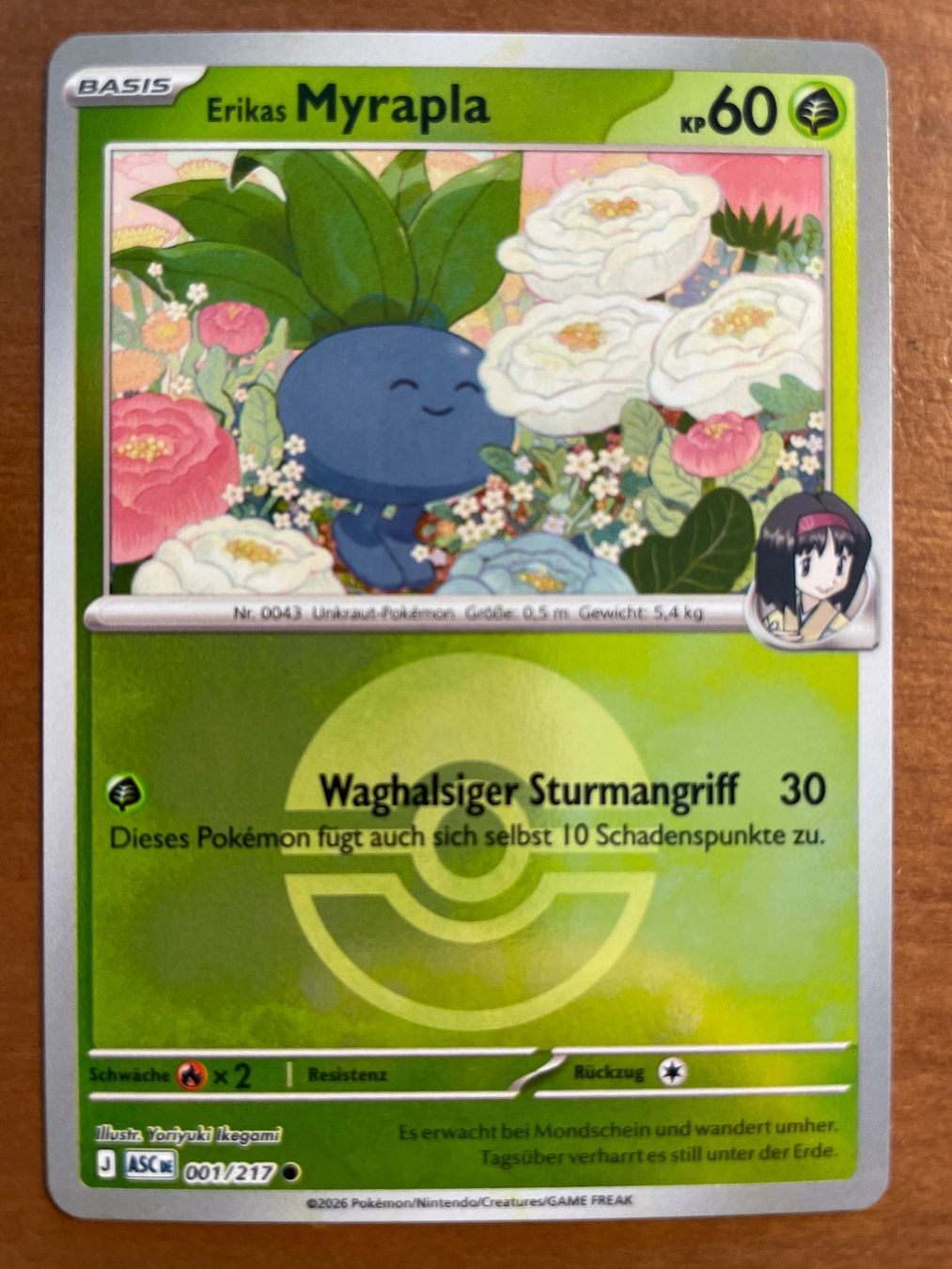 Pokémon Carte collezionabili: Pokemon Erikas Myrapla Reverse (Versand gratis) – Nuovo (secondo la descrizione) da Chur venduto da Angerson