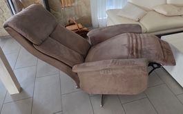 Elektrischer Relaxsessel braun gebraucht funktionsfähig