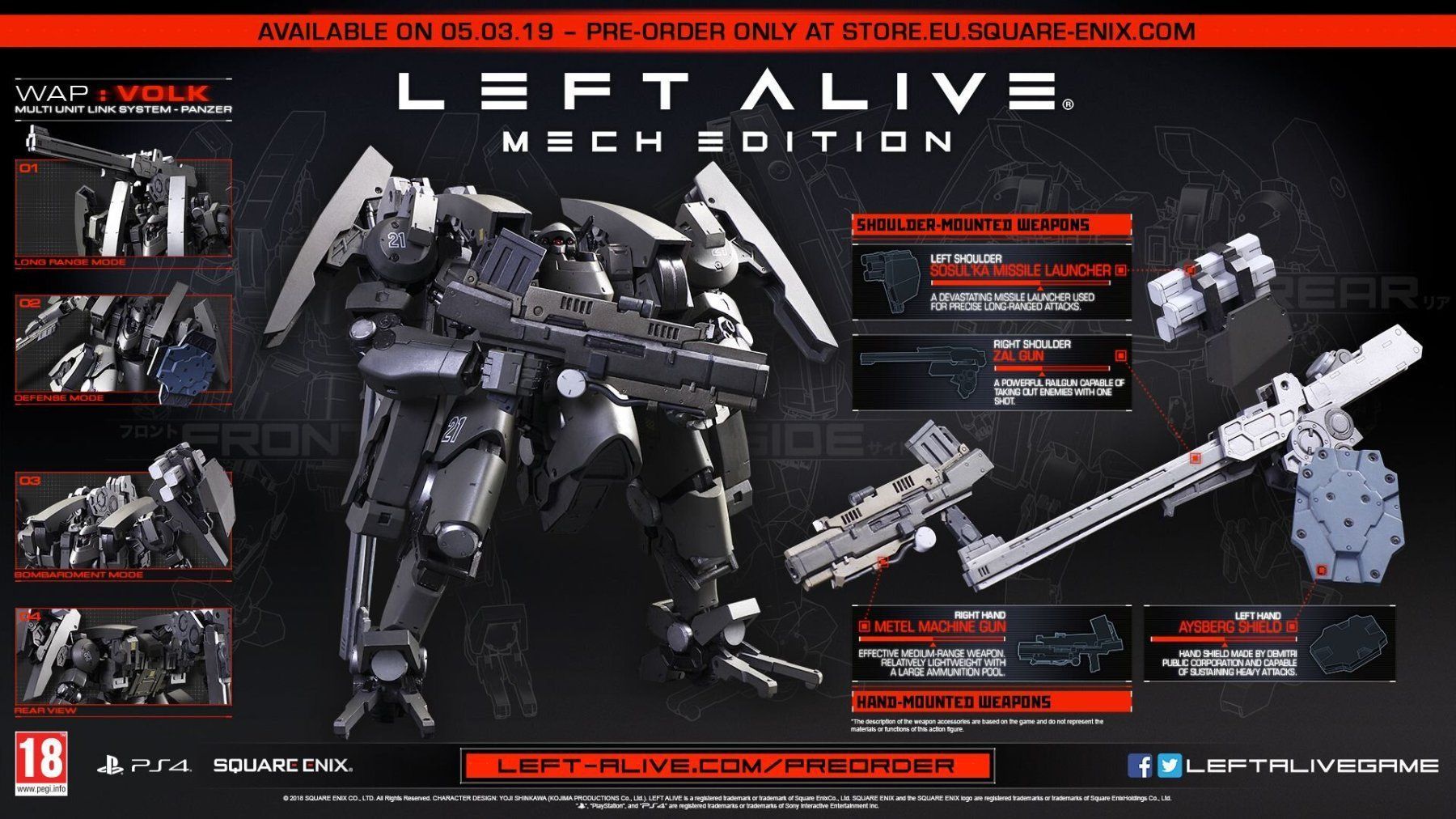 Statuette: LEFT ALIVE : VOLK - Wander Arts - Action Figure – Nuovo e nell'imballaggio originale da Denges venduto da old-school-89 1