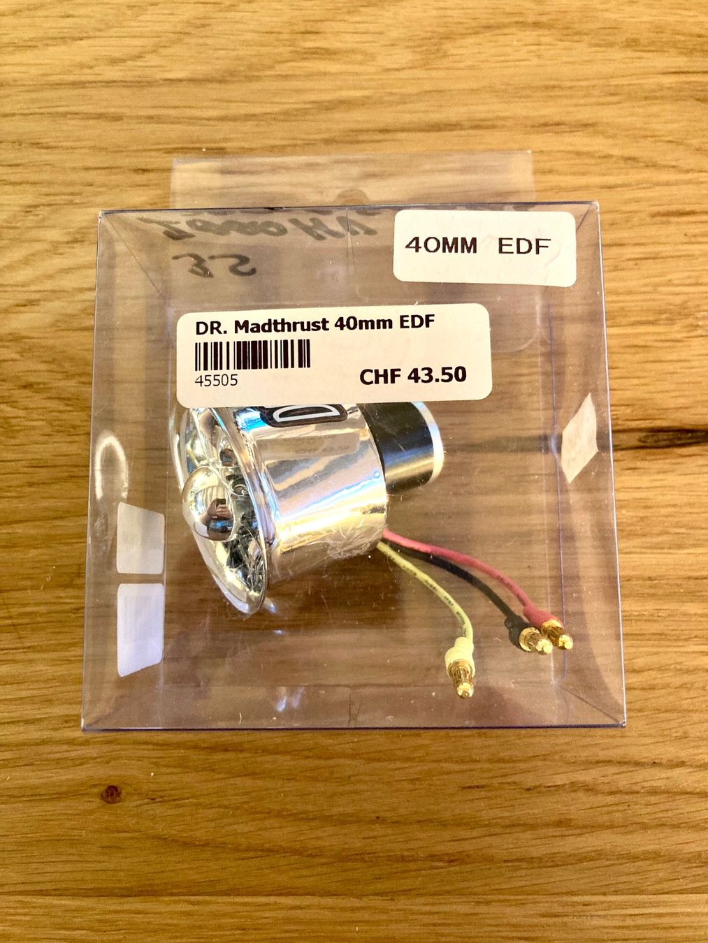 Motori: Dr Mad Thrust 40mm 8 Lame EDF Electroplated Version 7000kv – Nuovo e nell'imballaggio originale da Trélex venduto da Arnaudyak 1