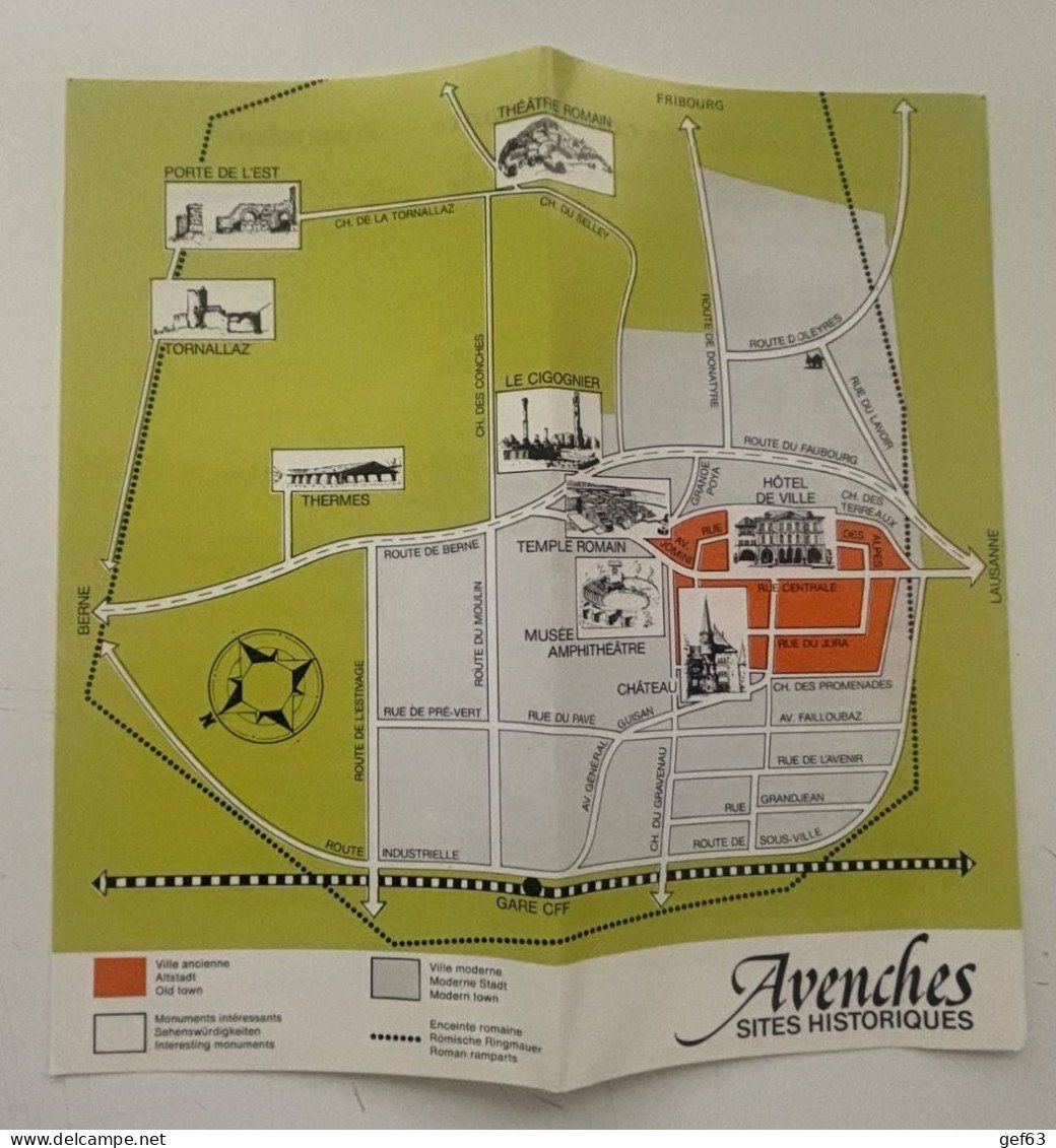 Dokumente: Dépliant touristique d'Avenches – Gebraucht aus Neuchâtel von gefdeneuch 5