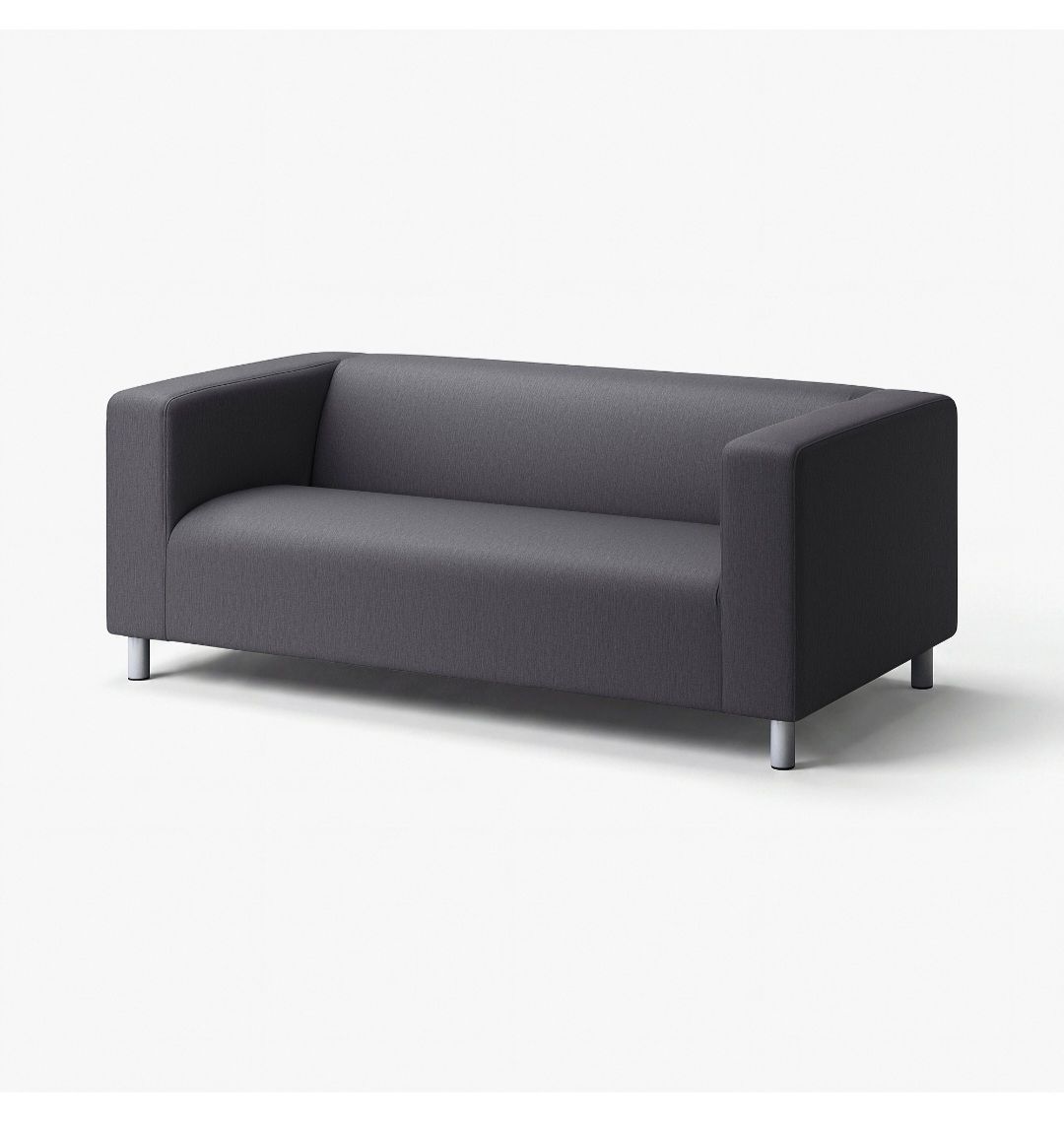 Sofas: Klippan Bezug grau, 2er-Sofa Ikea – D'occasion à Luzern par carmona. 1