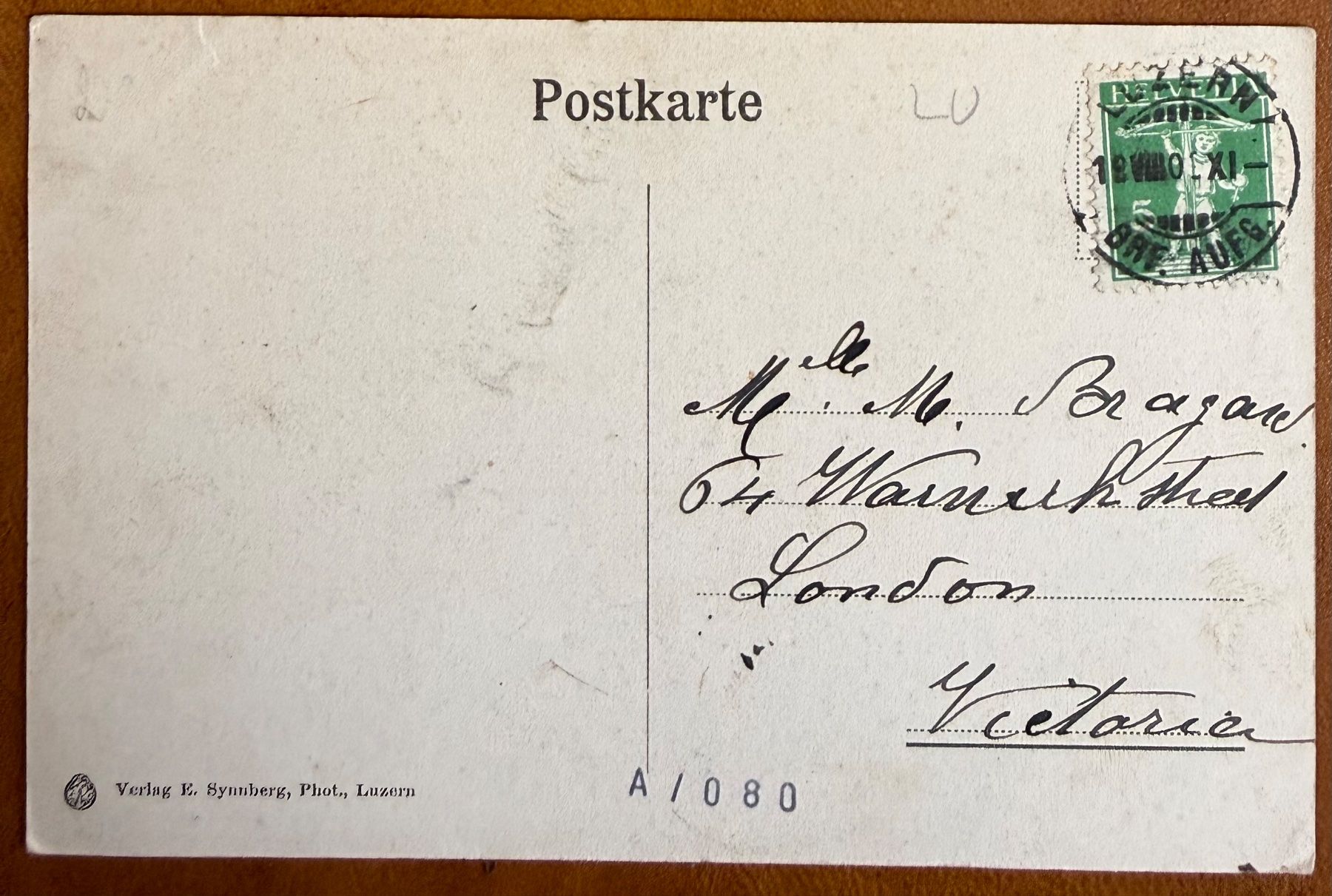 Cartoline postali: AK: Luzern - Panorama - 1909 – Usato da Lutry venduto da Ediego 1