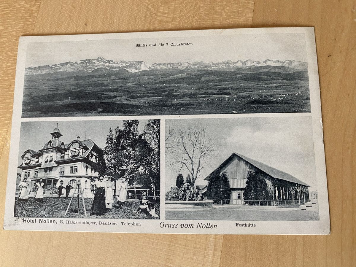 Cartoline postali: Nollen Hosenruck – Usato da Mosnang venduto da Goldwasser