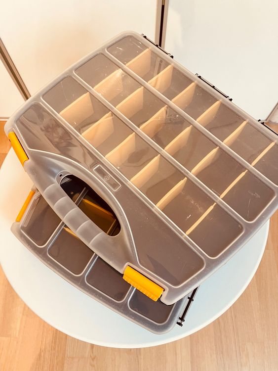 Aufbewahrungsbox Für Füllfederhalter – 23 Fächer, 2 Ebenen, Holz, Mit Glasdeckel