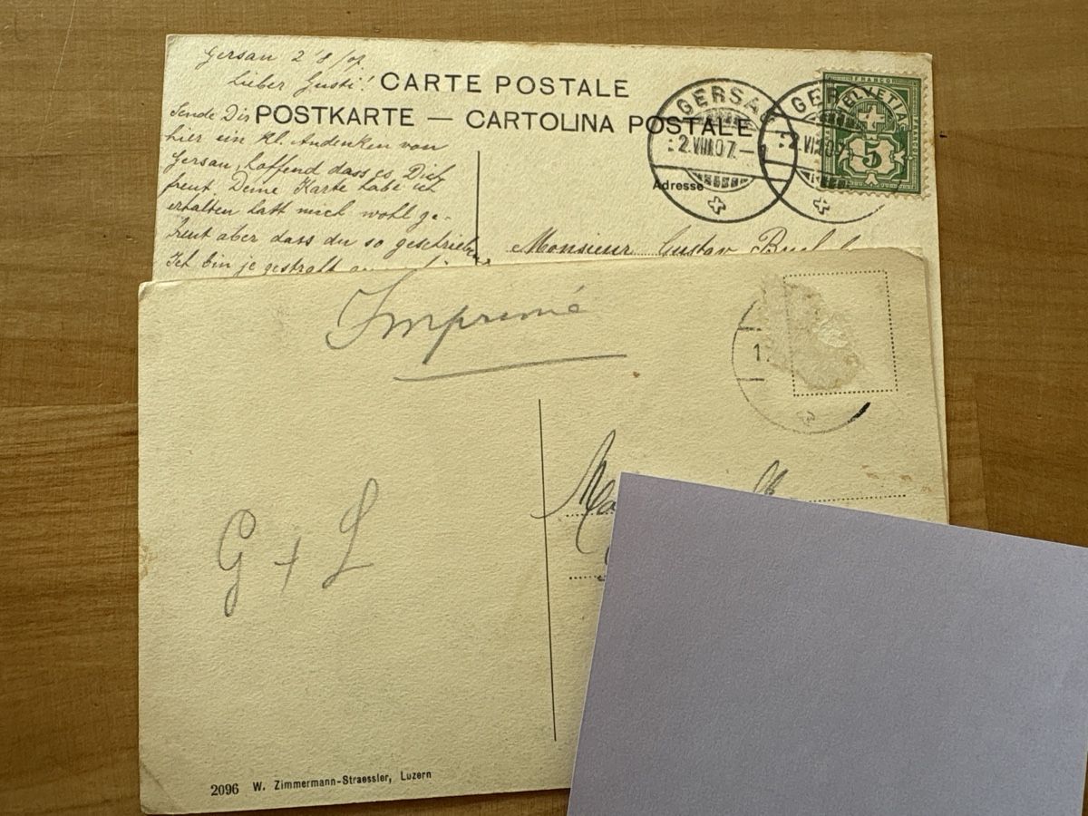 Cartoline postali: AK von Gersau – Usato da Rümlang venduto da Brieftaube1 1