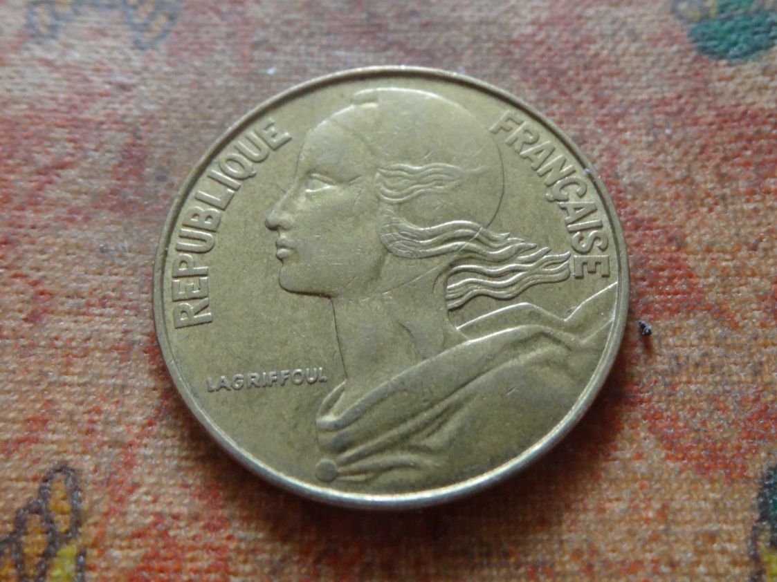 Tutti le monete: FRANCE  20 Centimes  1974  (P) – Usato da Romanel-sur-Lausanne venduto da Swift13 1
