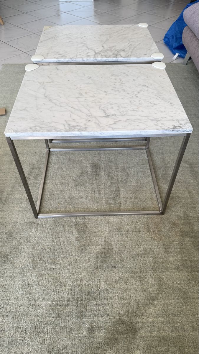 Tavoli: Edle Marmor Couchtische, 2er Set – Usato da Oberrieden venduto da Despi89 2