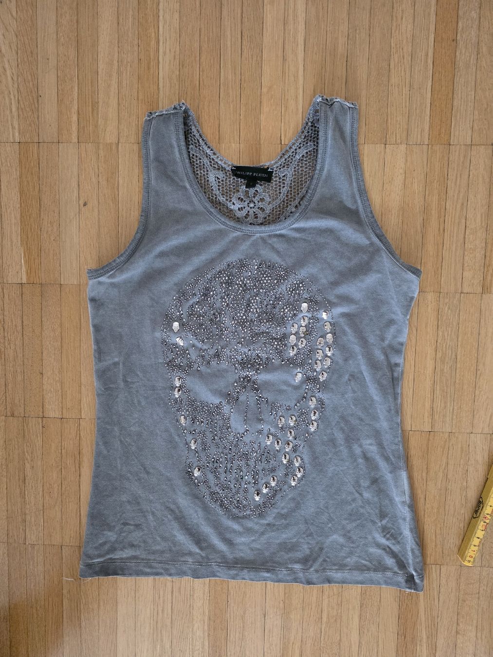 Philipp Plein Top: Philipp PleinTanktop mit Totenkopfprint Gr. S – Usato da Laufenburg venduto da may_r2st 3