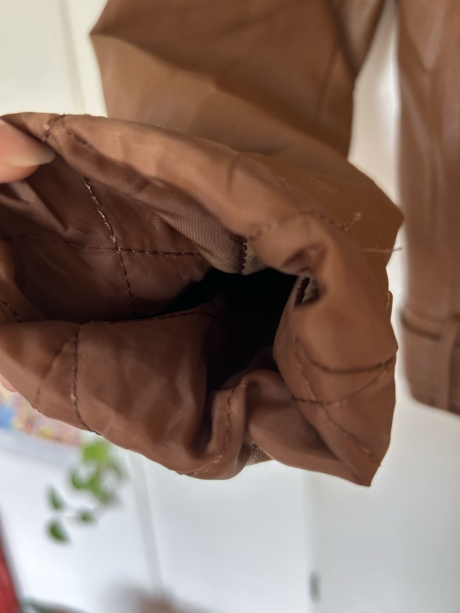 Giacche: brown faux leather jacket – Usato da Zürich venduto da ori_9dcy 1
