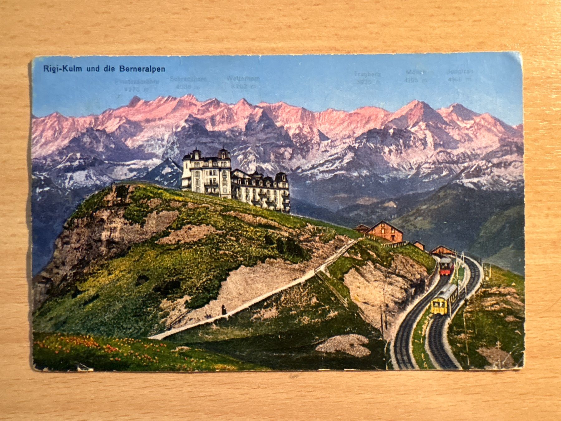 Cartoline postali: Ansichtskarte Rigi-Kulm gebraucht gelaufen – Usato da Ibach venduto da lisch3