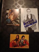 3x Musik -  handsignierte Autogrammkarte