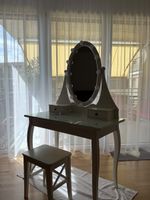 IKEA Schminktisch HEMNES mit Hocker