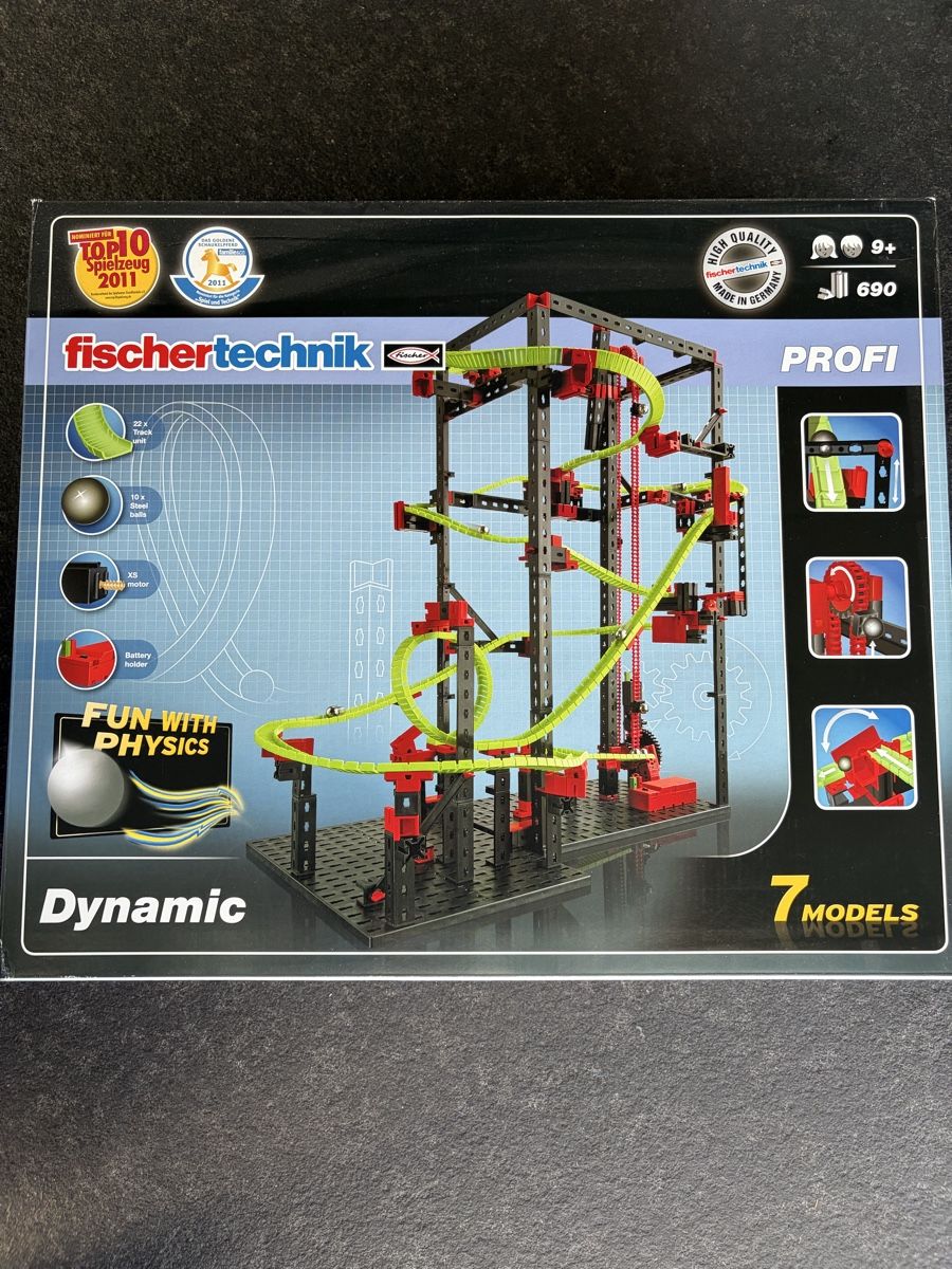 Fischer Baukästen: fischertechnik PROFI Dynamic Kugelbahn 7 Modelle NEU – Neu und originalverpackt aus Gümligen von NicolasScheidegger
