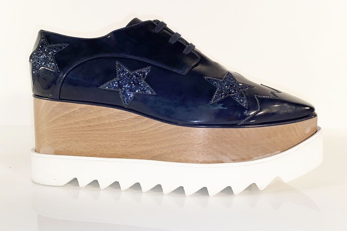 Stella McCartney Damenschuhe: Stella McCartney Blue Elyse Star Sneakers, Gr. 40 – Neu (gemäss Beschreibung) aus Ballwil von ClassicGallery