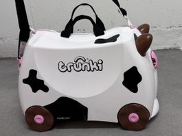 Trunki Kinderkoffer "Kuh" – Handgepäck & Rutschauto in einem