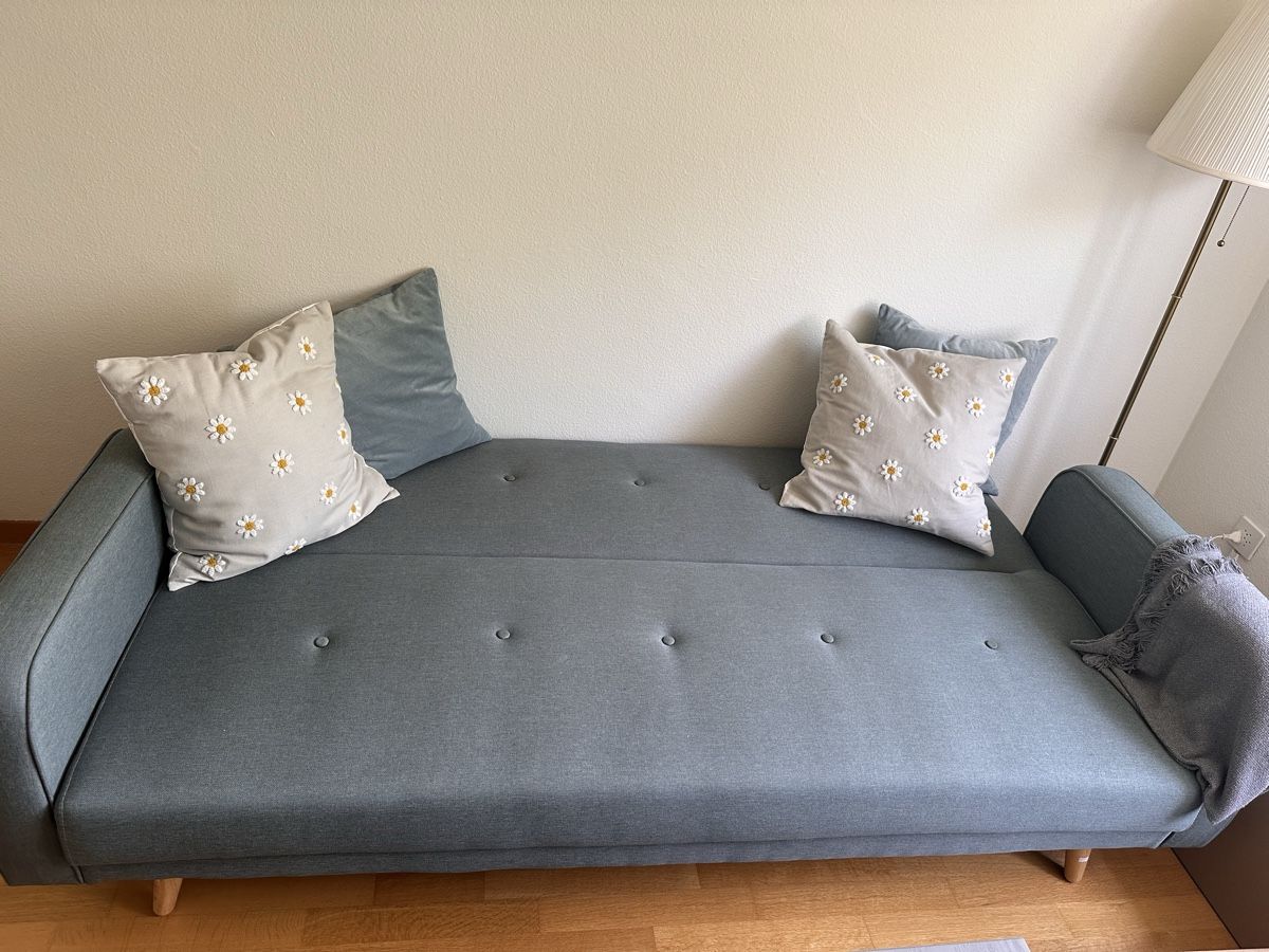 Sofas: Schlafsofa graublau – Gebraucht aus Zürich von cla_qxx8 1