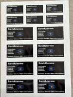 Stickers système alarme