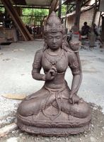Skulptur Dewi Tara Buda Steinskulptur Stein Statue Feng Shui