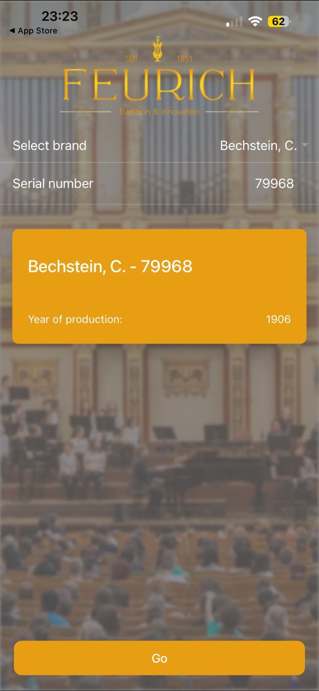 Strumenti musicali: C. Bechstein Klavier 129 cm, – Usato da Niederrohrdorf venduto da S.Hubar 7