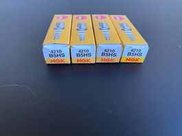 4 neue Zündkerzen NGK B5HS  Teile-Nr. 4210  