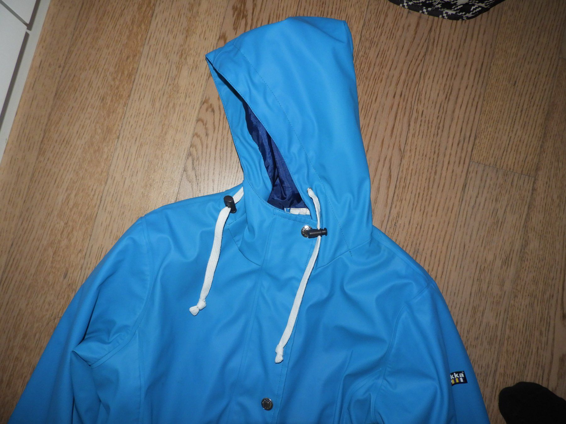Rukka Giacche: Blaue Regenjacke von Rukka, Grösse 38 – Usato da Hergiswil NW venduto da Noema2006 1