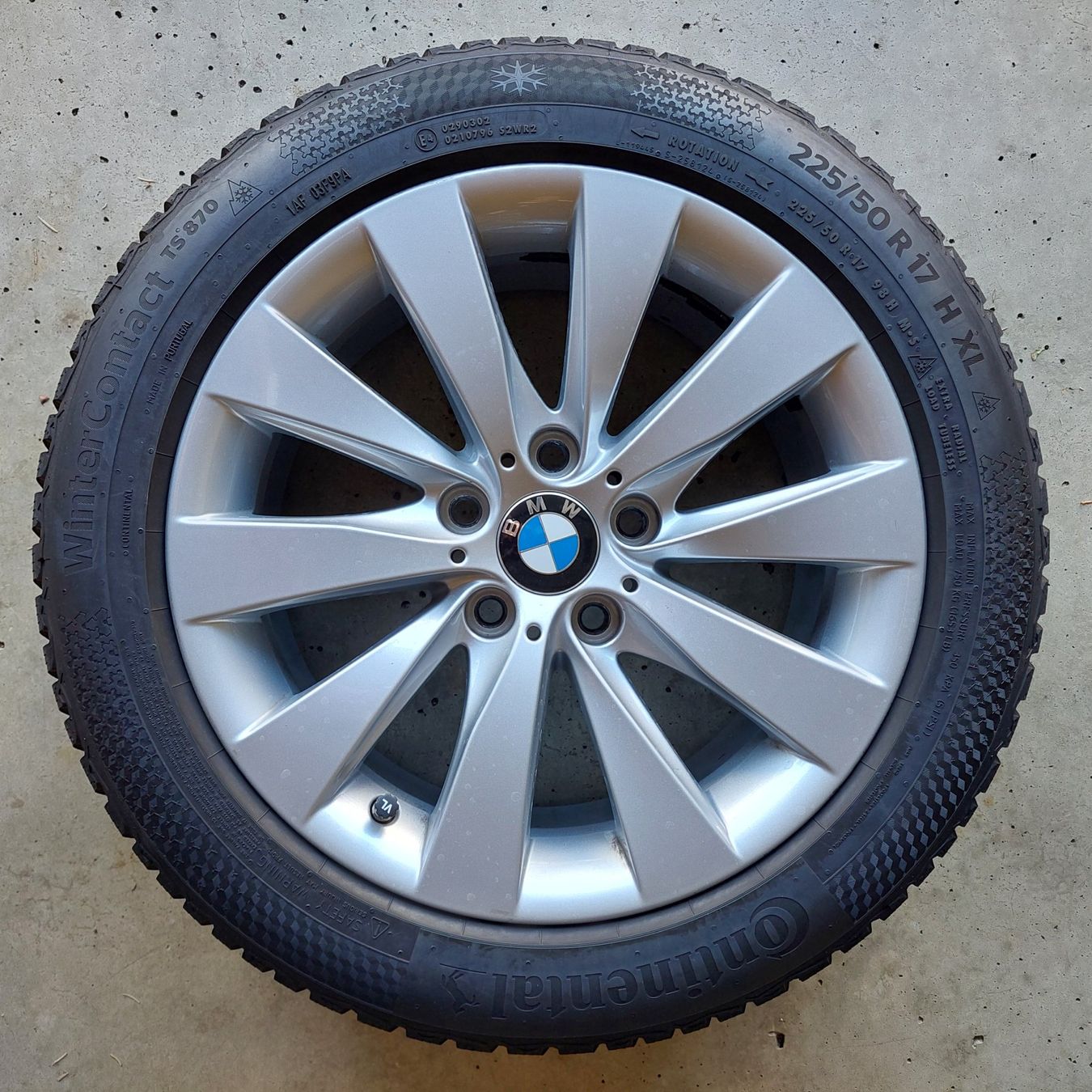 Continental Pneumatici & Ruote complete: 4 Komplettwinterräder BMW mit RDS – Usato da Arisdorf venduto da speedee18
