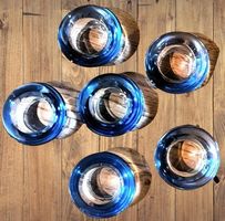 💙🕯️6x Iittala Ballo Teelichthalter Vintage Finnland Glas💫