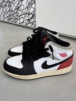 JORDAN mid SE red black toe, tg. 38.5, Nike Sneakers